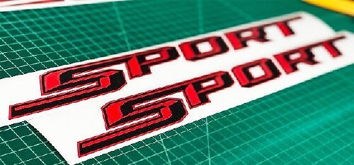 Sport Seitendekor Vinyl-Aufkleber für Musclecar F-150 2015-2016