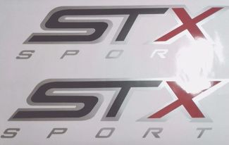 STX Sport Aufkleber, schwarz matt und grau Ford Truck (Set)