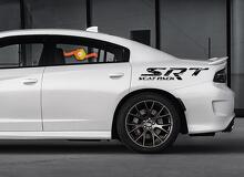 SRT Scat Pack Used-Look Seitenvinylaufkleber für Dodge Charger Challenger_3