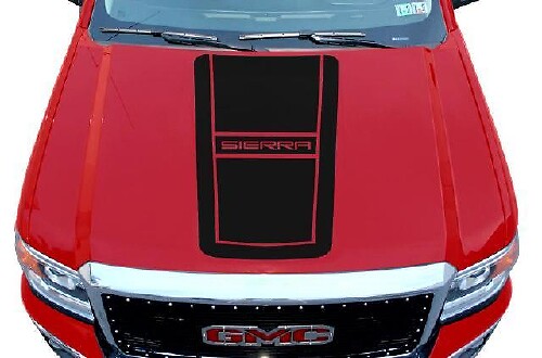 Sierra Motorhauben-Vinyl-Deckel-Kit für GMC Sierra 2014-2017