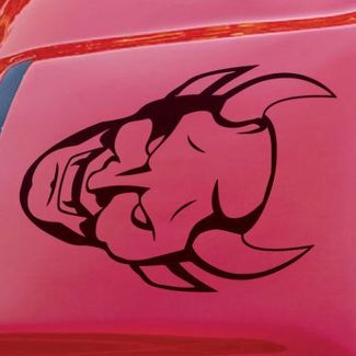Dodge Demon Challenger SRT Hood Scoop Logo Ca Vinyl-Aufkleber Grafik-Aufkleber