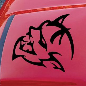 Dodge Demon Challenger SRT Hood Scoop Logo Auto Vinyl Aufkleber Grafik Aufkleber