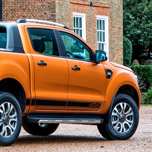 4X4 gestreifter Band Seitenschweller Vinylaufkleber für Ford Ranger