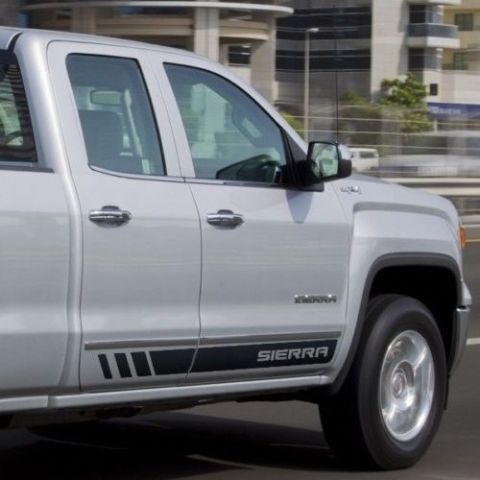 Branded Akzentstreifen Seiten-Vinylaufkleber für GMC Sierra