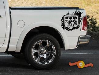 Dodge Ram 1500 2500 RT HEMI Truck Bed Box Grafik Aufkleber Aufkleber Kit Custom Mopar