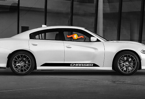 Akzent-Seitenstreifen Vinyl-Aufkleber-Set für Dodge Charger 2011-2020