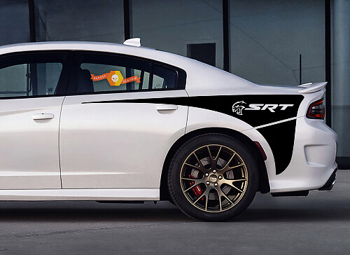 Dodge Charger SRT HELLCAT Seitenstreifen hinten 2015 2016 2017