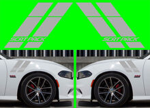 2X Dodge CHARGER Scat Pack Hash Stripes 2015-2018 Vinyl Aufkleber Aufkleber HELLCAT SRT RT SXT Scatpack
 2