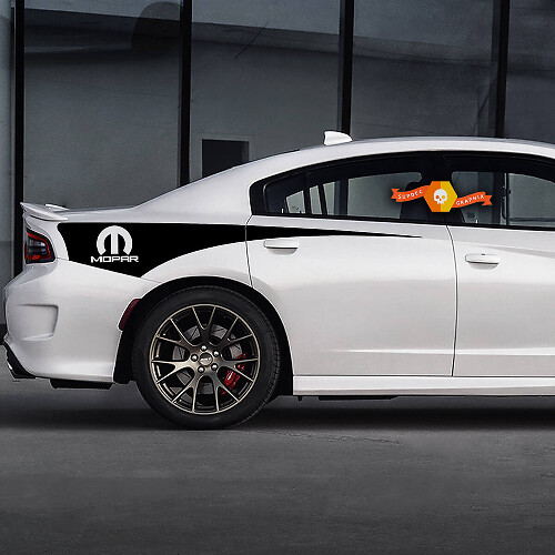 Mopar Style Streifen Seitenwand Vinyl-Aufkleber für Dodge Charger 2015-2017
