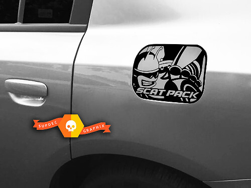 SCAT PACK Dodge Charger Gas Türaufkleber Aufkleber 2018 2016 2017 SRT 392 Teil Emblem Abzeichen Scatpack
