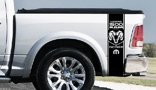 Dodge Ram 1500 RT HEMI Truck Bed Box Graphic Stripe Aufkleber Aufkleber Heckklappe LED