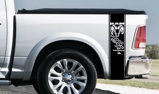 Dodge Ram 1500 RT HEMI Truck Bed Box Grafik Streifen Aufkleber Aufkleber Heckklappe srt
