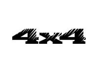 4x4 Kratzoptik Logo Universeller Vinylaufkleber für GMC Sierra