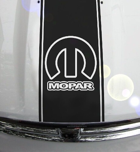 1500 2500 3500 Ram Truck Motorhaube Streifen Vinyl Mopar Aufkleber Aufkleber Grafik DHS-002