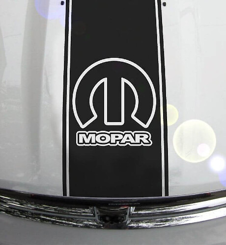 Mopar Motorhauben-Streifen Vinyl-Aufkleber für Dodge Ram 1500 2500 3500