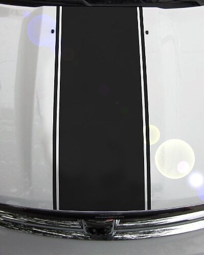 1500 2500 3500 Ram Truck Motorhaube Streifen Vinyl Aufkleber Aufkleber Grafik DH-000