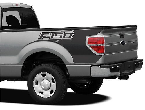 Blackout Seitenwand-Vinylaufkleber-Set für Musclecar Truck