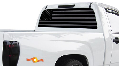 American Flag Banner For 94-04 Chevy S10 – Decals Vinyl Sticker Wrap Sonoma V8
