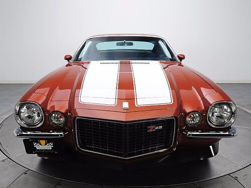 Doppelumriss-Streifen Motorhaube & Kofferraum Vinyl-Aufkleber-Set für Chevrolet Camaro Z28 1970-73