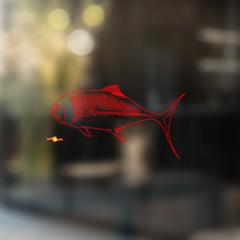 Caranx Fish Universeller Vinyl-Aufkleber_3