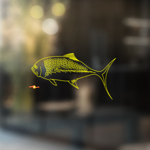 Caranx Fish Universeller Vinyl-Aufkleber_4