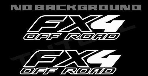 Ford F-150 Fx4 Offroad 1997–2008 LKW-Bett-Aufkleber-Set, Vinyl-Aufkleber