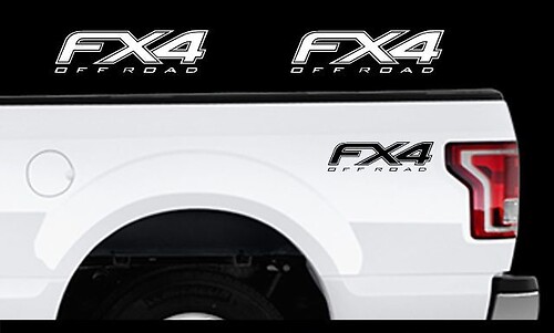 2010–2014 Ford F-150 Fx4 Offroad-LKW-Bett-Aufkleber-Set, Vinyl-Aufkleber