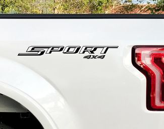 Ford F150 Sport 4X4 Aufkleber Bettseitenaufkleber 2015 2016 Aufkleber Vinylschnitt Aufkleber SF