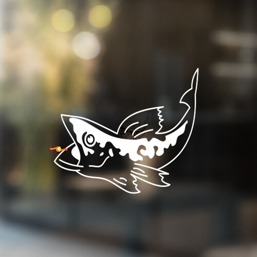 Largemouth-Barsch Fisch Universeller Vinyl-Aufkleber