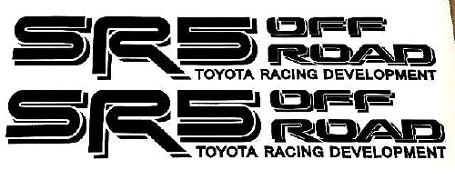 SR5 Offroad-Style Seitenvinylaufkleber für Toyota Tacoma