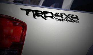 TRD 4 x 4 OFF ROAD Mattschwarzer Toyota Tacoma 2016 Vinyl-Aufkleber