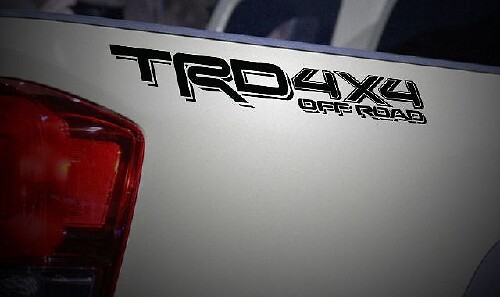 TRD Style 4x4 Off Road Seitenwand-Vinylaufkleber-Set für Toyota Tacoma 2016
