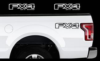 2015-2017 Ford F-150 Fx4 OFF ROAD LKW-Bett-Aufkleber-Set Vinyl-Aufkleber