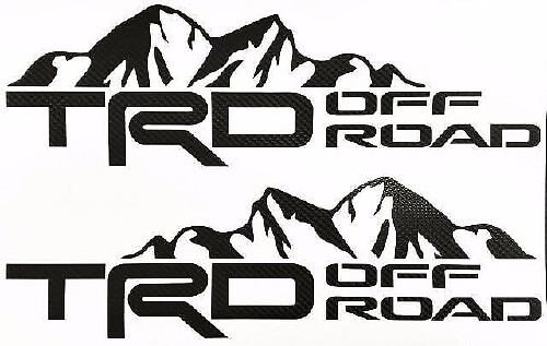 TRD Off Road Mountain Side Vinyl-Aufkleber für Toyota Tacoma Tundra