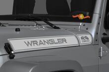 Jeep Wrangler 97–06 4x4 Off Road TJ Vinyl-Motorhaubenaufkleber, Aufkleber-Set, TJ, 4-teiliges Streifen-Set
 2