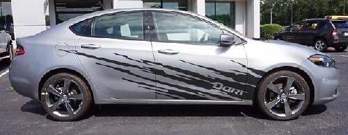 2013- - 2020 Dodge Dart Splash Style Aufkleber Aufkleber Set