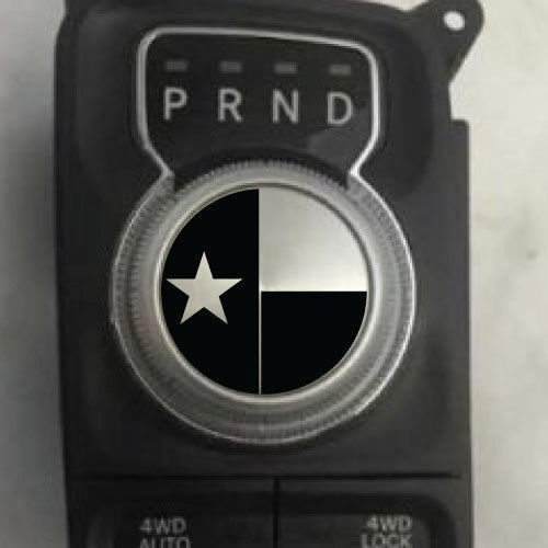 Dodge Ram Texas Flagge Schaltknauf Aufkleber Aufkleber Grafik Vinyl USA