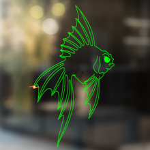 Veiltail Goldfish Universeller Vinyl-Aufkleber_3