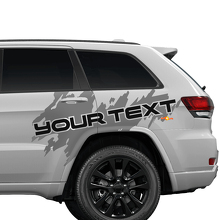 Individuelle Text Seitenspritzer Grafik Vinylaufkleber Decal für Jeep Cherokee Trailhawk 2