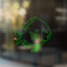Bluegill Fisch Universeller Vinyl-Aufkleber_2