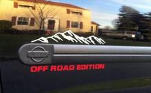 X TERRA XTERRA Offroad-Edition sowohl Seiten- als auch Heckklappenberge Aufkleber Aufkleber Vinyl 2