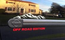 Xterra Off Road Edition Mountain Heckklappen- & Seiten-Vinyl-Aufkleberset für Nissan Xterra_2