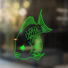 River Fish Universeller Vinyl-Aufkleber_2