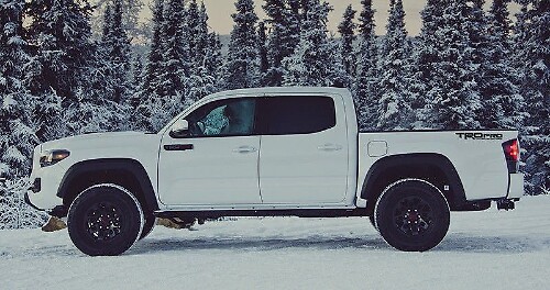 TRD PRO Toyota Racing Development Tacoma Tundra Bettseiten-Vinyl-Aufkleber