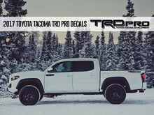 TRD PRO Toyota Racing Development Tacoma Tundra Bettseiten-Vinyl-Aufkleber 2