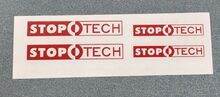 Stop Tech Bremssattel Hochtemperatur-Vinyl-Aufkleber (jede Farbe) 2