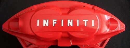 Infiniti Bremszangen Hochtemperatur Vinyl-Aufkleberset, 8-teilig