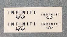Infiniti Logo Bremszangen Vinyl-Aufkleberset für Infiniti_2