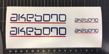 Akebono Style Bremszangen Hochtemperatur Vinyl-Aufkleber Satz mit 4 Stück_2