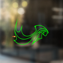 Universal-Aufkleber Tribal Style Fish aus Vinyl_3